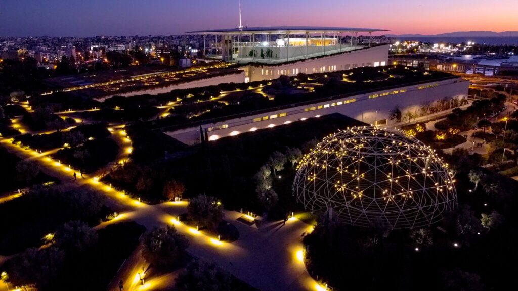 Insights Greece - Stavros Niarchos Foundation Cultural Centre Lights Up For Christmas